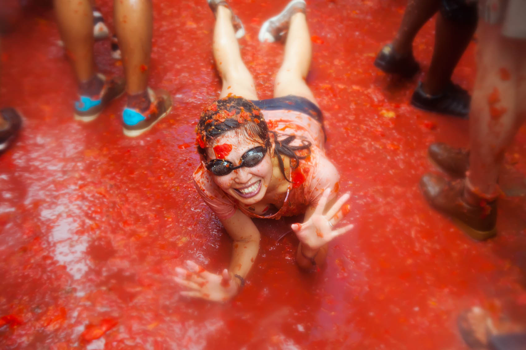 selfie-at-tomatina