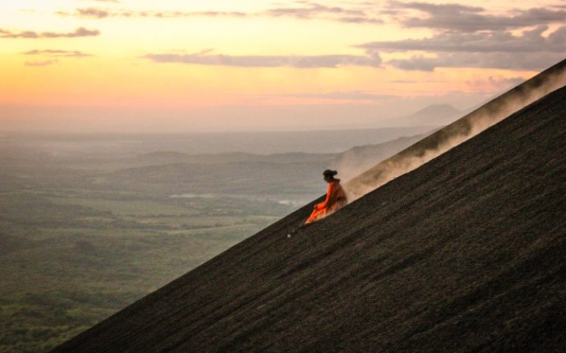 volcano boarding unusual travel experiences