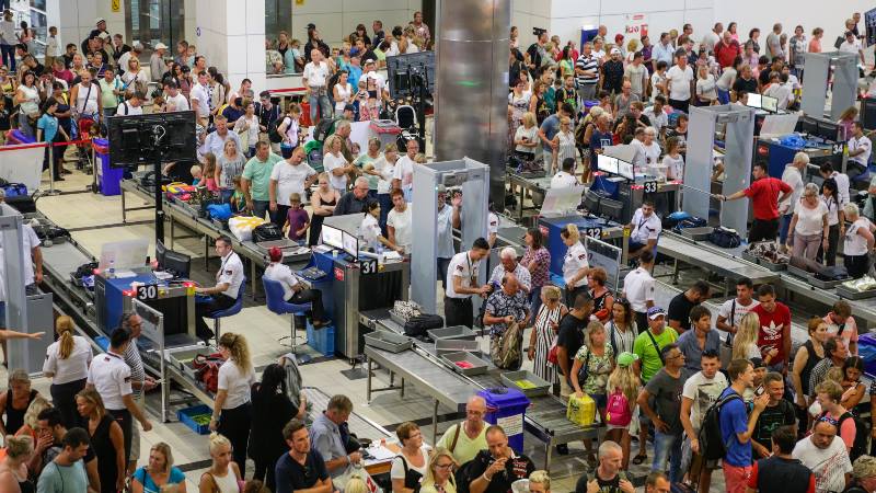 Brexit-airport-queues