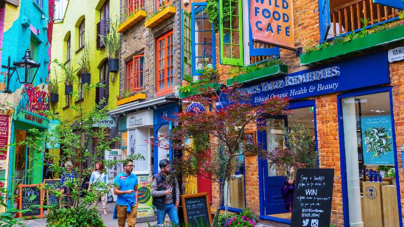 London shopping neals yard