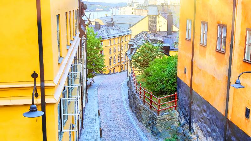 Södermalm-Straßen 