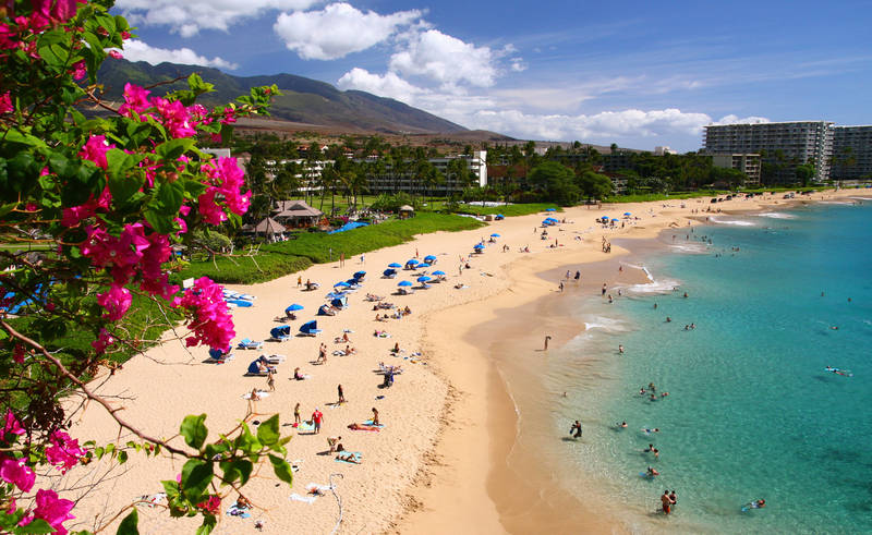 top-best beaches in the united states-kaanapali-beach