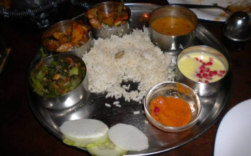 A-plate-of-food-from-Nepal-eaten-in-Kathmandu