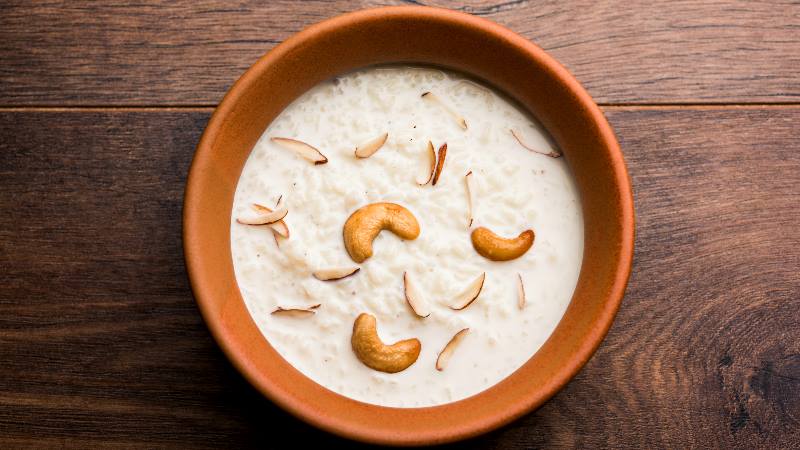 Plate-of-Kathmandu-food-rice-porridge-with-nuts 