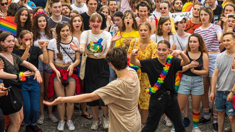 People-dancing-at-a-pride-celebration-in-Warsaw