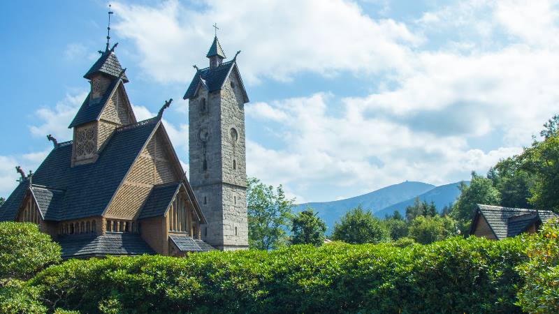 View-of-viking-church-to-visit-Poland-for-winter