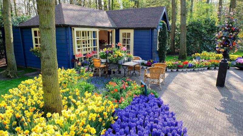 Flower-shop-in-Keukenhof-Gardens-Lisse-Netherlands-a-day-at-keukenhof