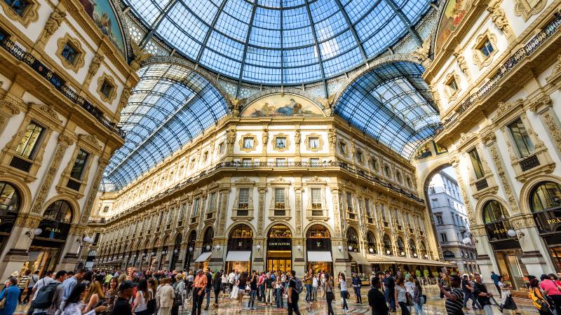 The-Galleria-Vittorio-Emanuele-II-on-the-Piazza-del-Duomo-in-central-Milan-This-gallery-is-one-of-the-world's-oldest-shopping-malls-unique-experiences-in-Milan