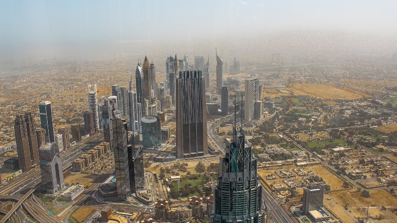 View from the Burj Khalifa