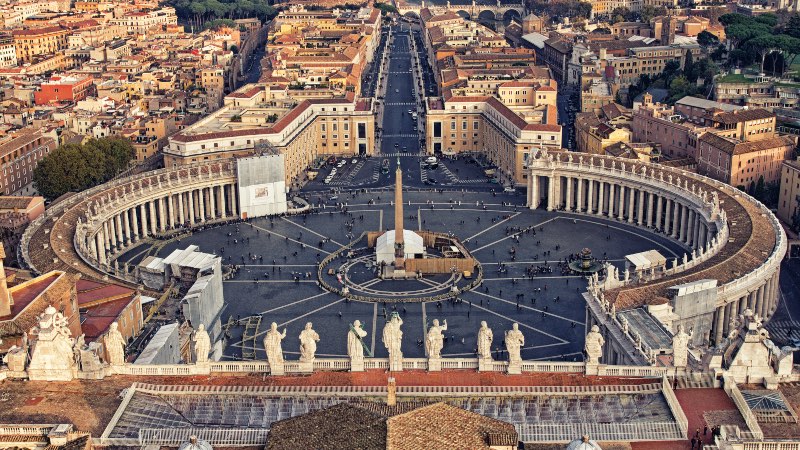 St Peter's Square in Rome