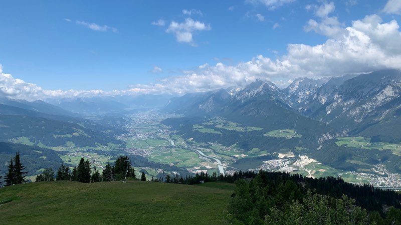 Watten and the Alps in the distance