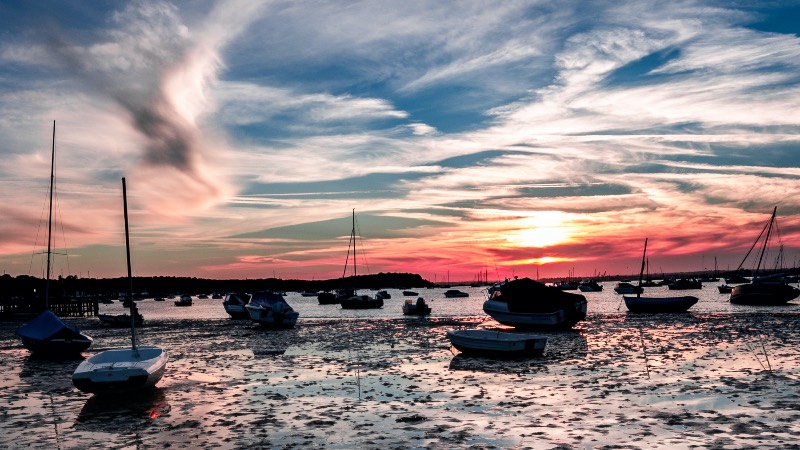 Poole Harbour near Bournemouth