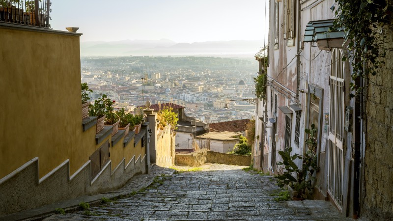 Old street in Naples