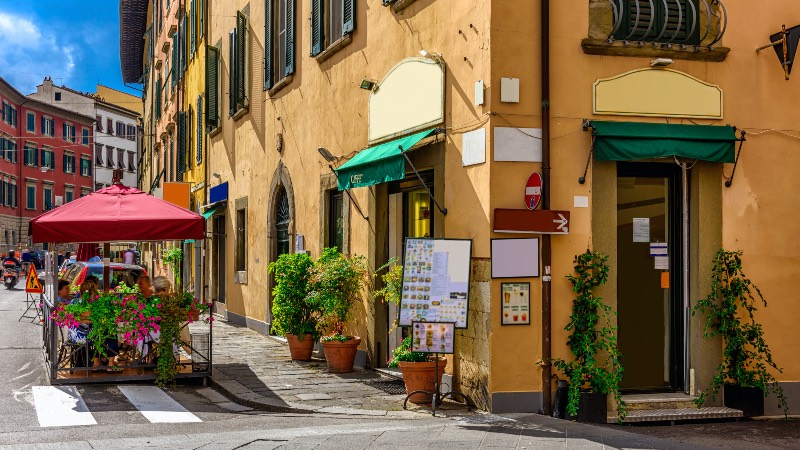 Streets in Pisa