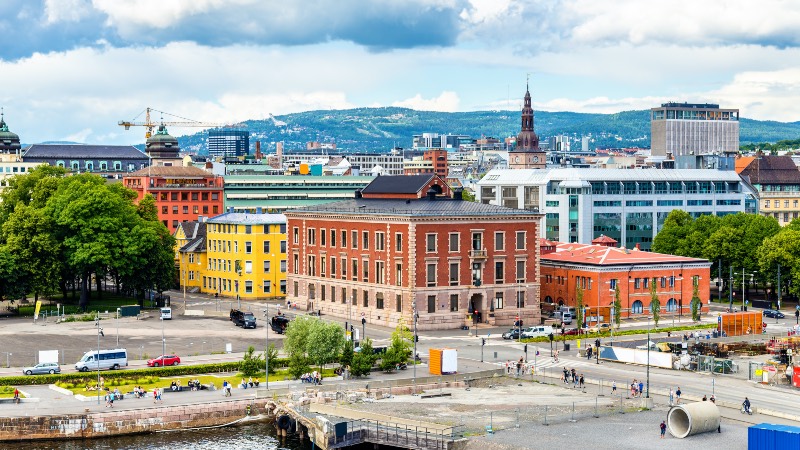 View of central Oslo