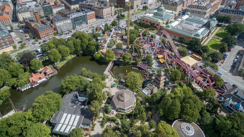 Tivoli Gardens in Copenhagen