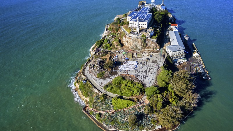 Alcatraz island