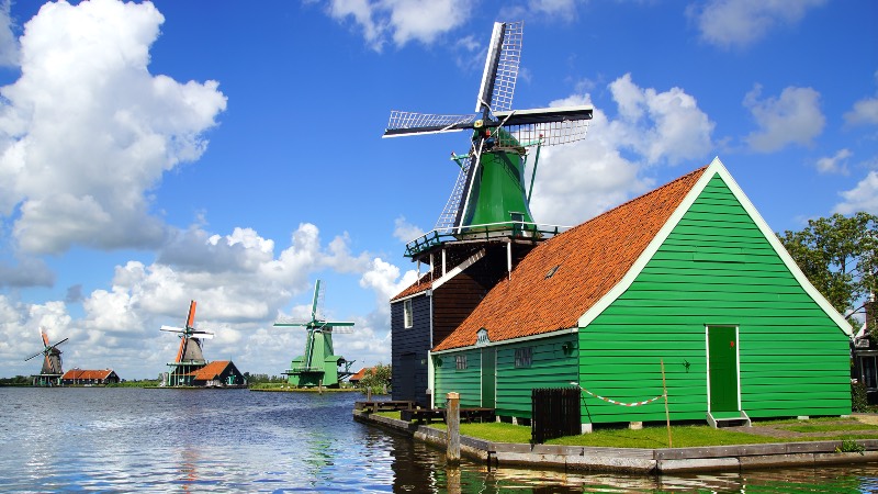 The windmills of Amsterdam