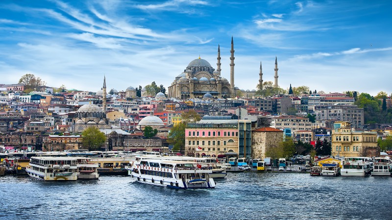 The Bosphorus in Istanbul