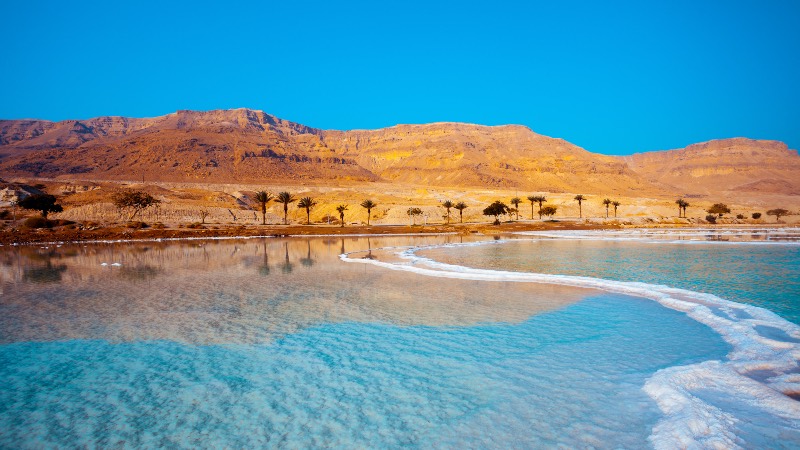 The Dead Sea near Tel Aviv