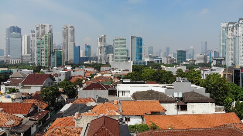 urban and business district of Jakarta