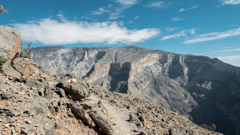 Jebel Shams, Oman, near Muscat